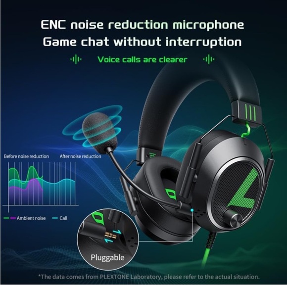 G810 Earphones with Mic Noise Reduction Game,Headphones, On-Ear Headphones - Picture 3 of 8